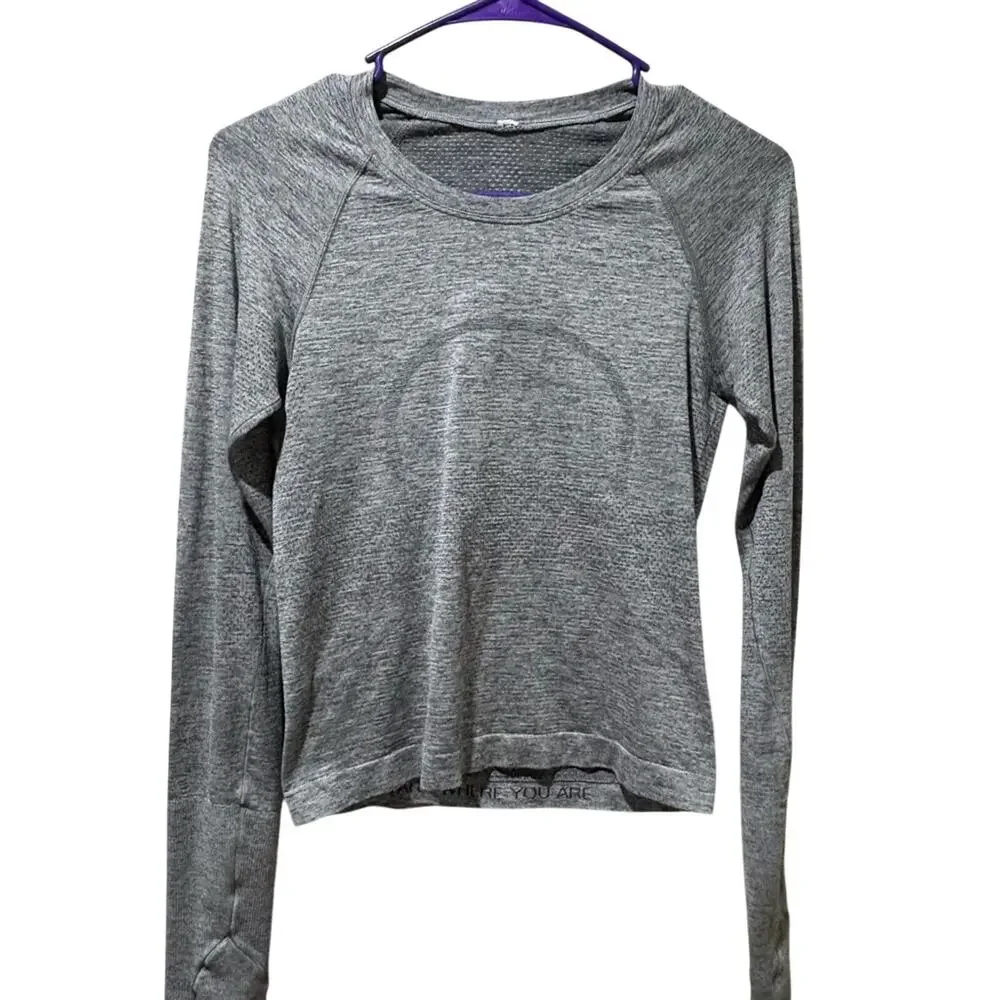 lululemon athletica Charcoal Long Sleeve swiftly